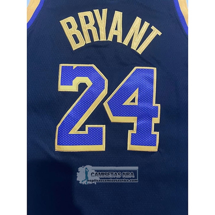 Camiseta Nino Los Angeles Lakers Kobe Bryant NO 24 Earned 2021-22 Negro